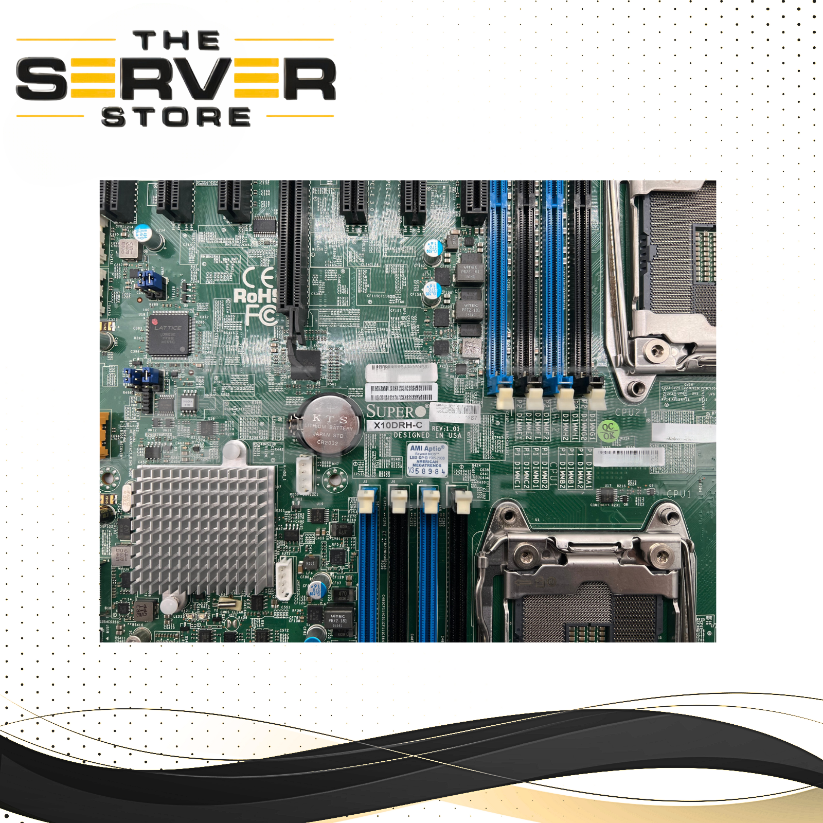 Supermicro Dual Xeon E5-2600 v4 v3 LGA2011-3 DDR4 E-ATX Motherboard X10DRH-C