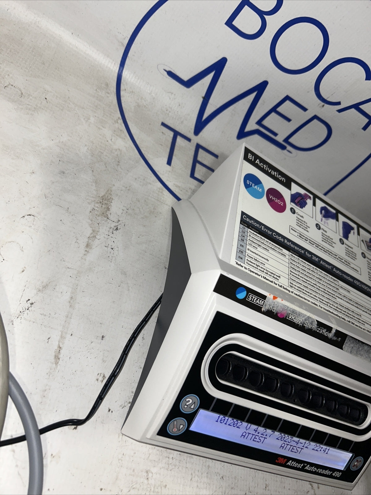 3M – Attest autoreader – 490 – with power supply – biological indicator incubator