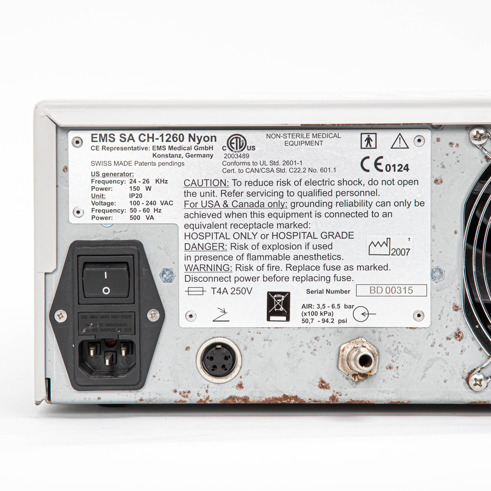 Boston Scientific – ultrasound lithotripter – EMS SA CH-1260 – 30-day warranty