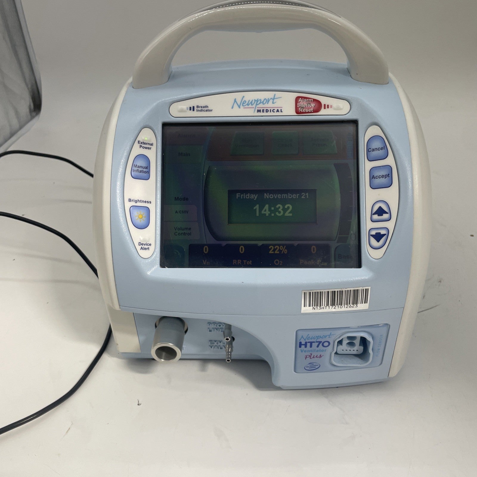 Newport Medical HT-70 Plus Ventilator 30 Day Warranty!
