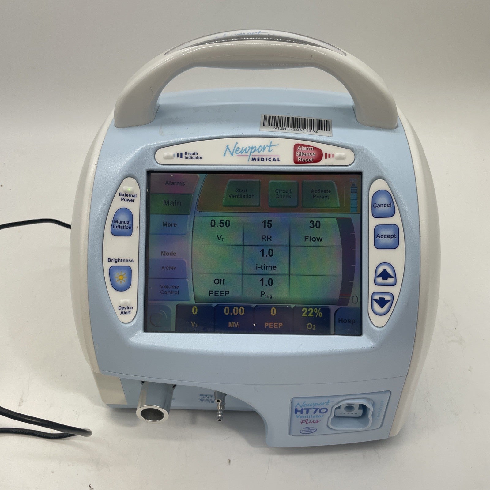 Newport Medical HT-70 Plus Ventilator 30 Day Warranty!