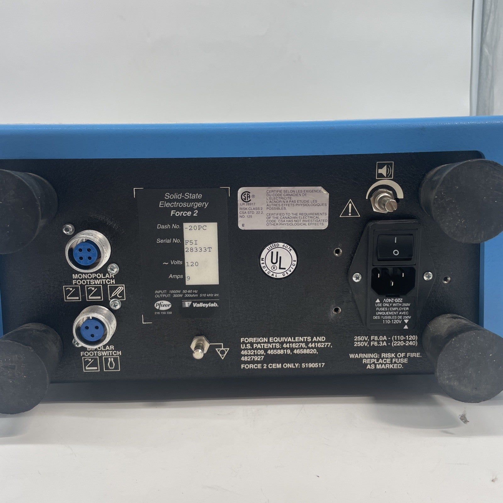 Valleylab Force 2 Solid-State Electrosurgical Generator ESU 30 Day Warranty!