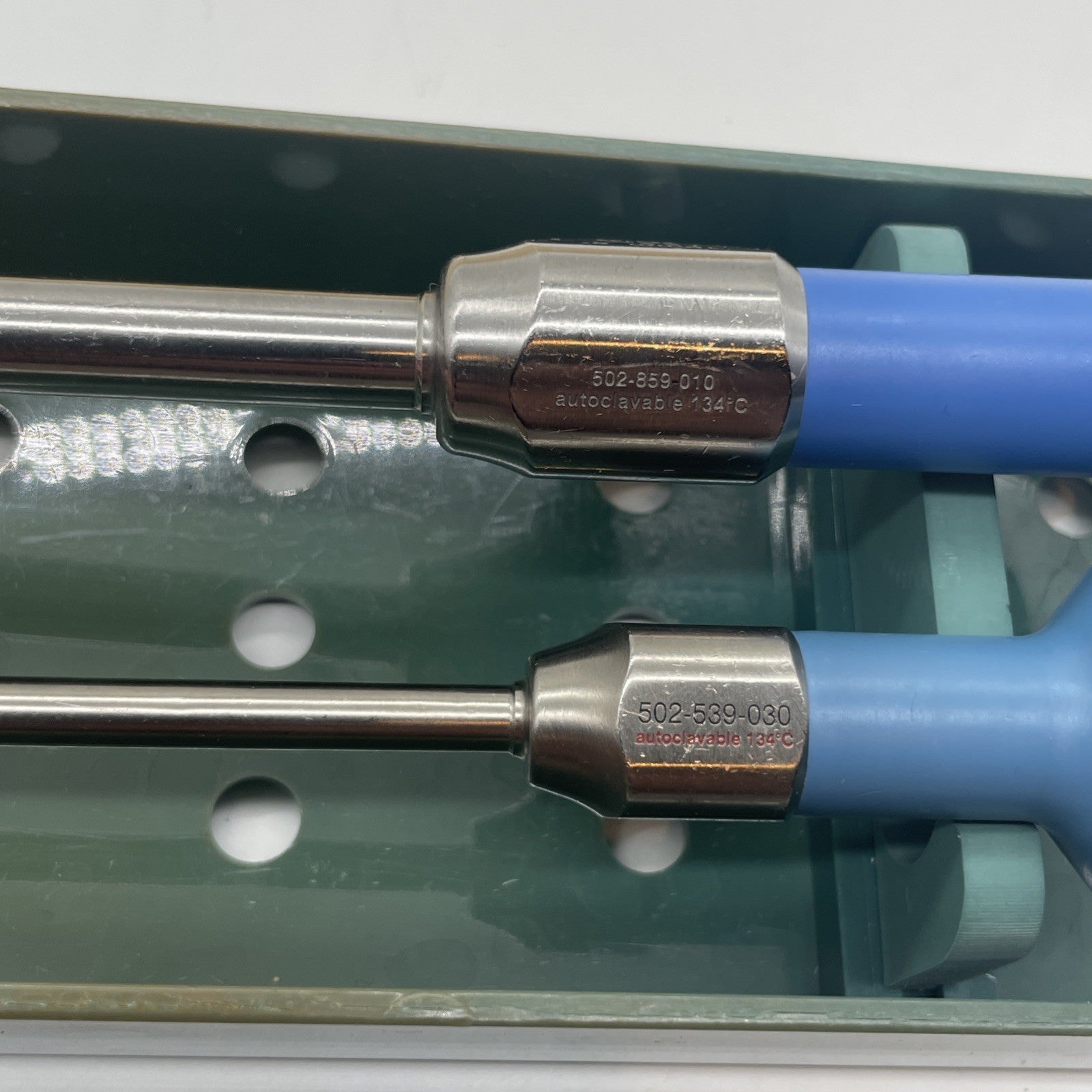Lot of 2 Stryker Ideal Eyes 5MM and 10MM W Sterilazation Case