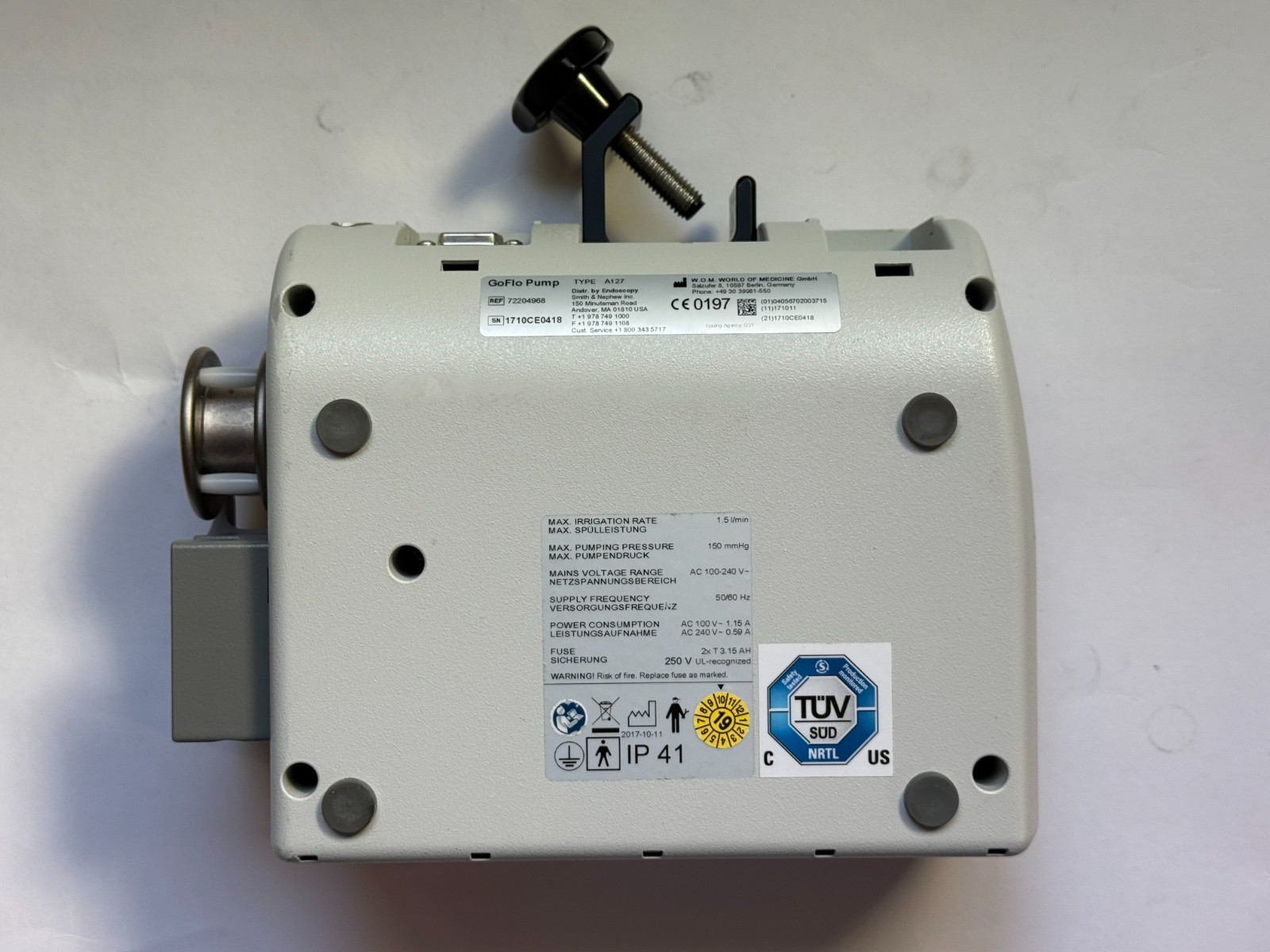Smith & Nephew GoFlo Pump 72204968 | 30 Day Warranty | See Pictures