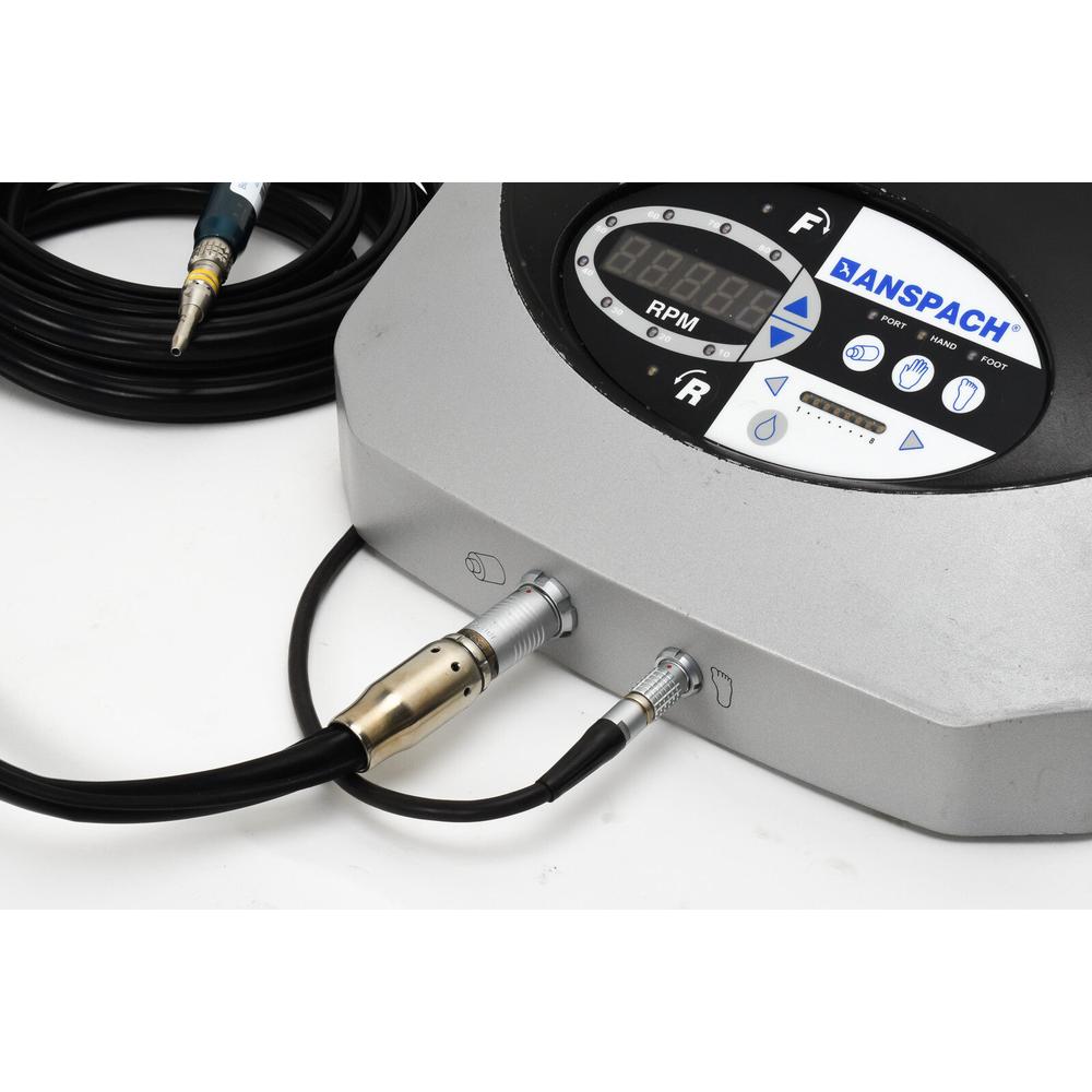Anspach – eMax 2 Plus – neurosurgical drill system – with power console and footswitch
