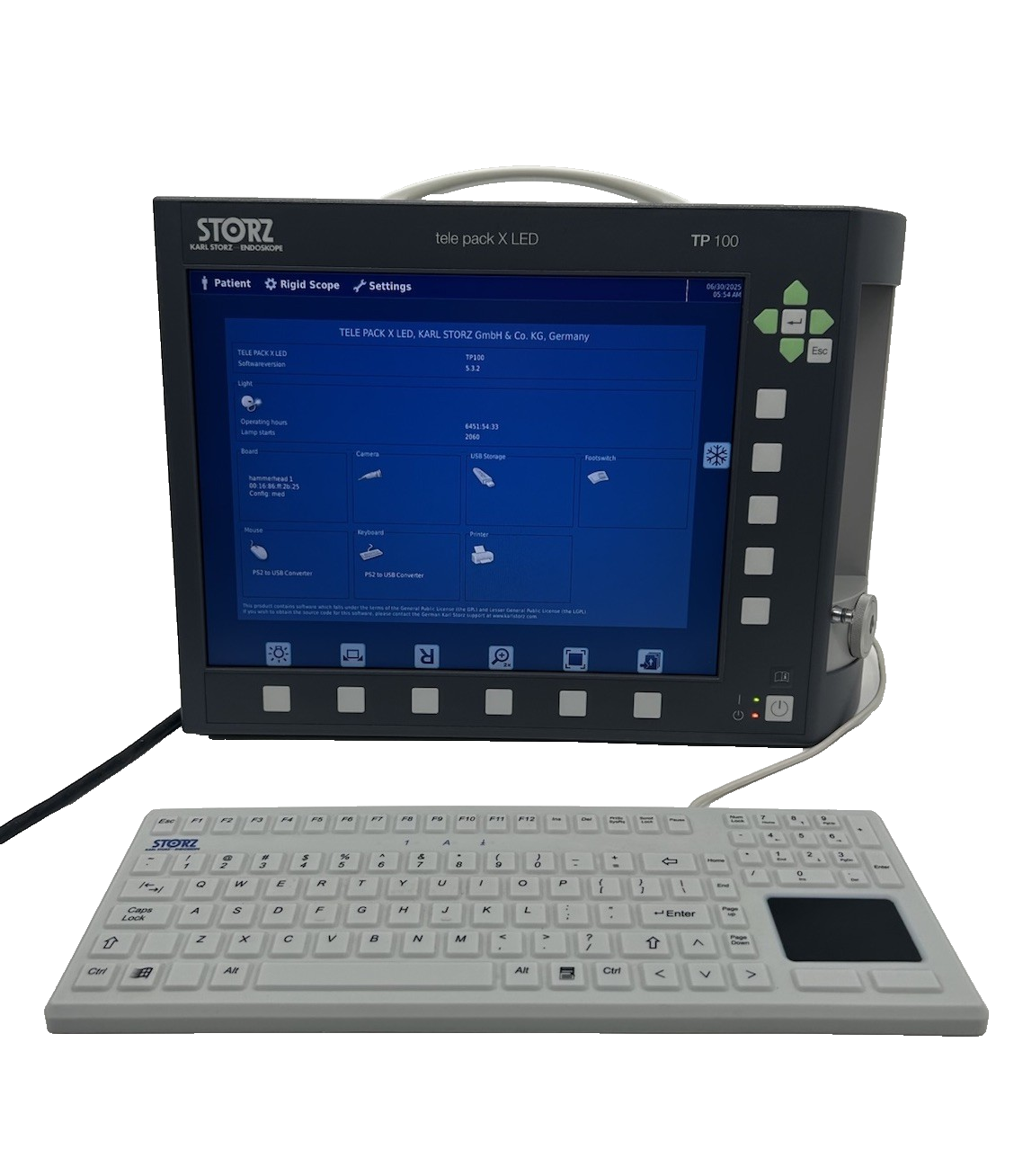 Karl Storz TP100 Telepack X LED W Keyboard TESTED 30 Day Warranty