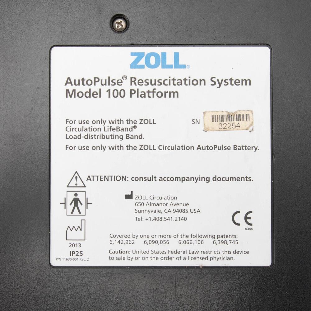 Zoll – Chest Compression System Autopulse 100 with Lifeband Tested