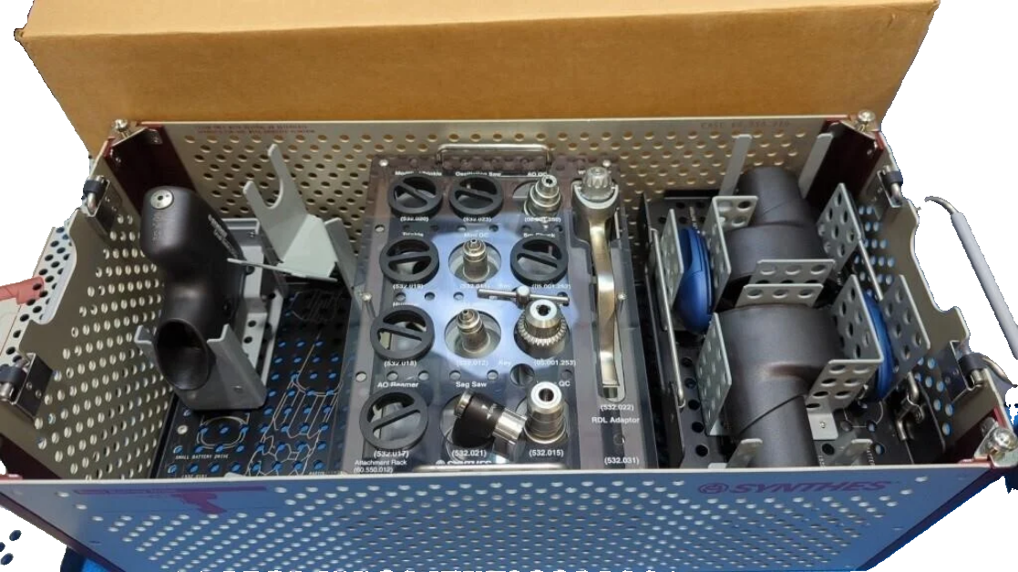 Synthes 532.010 Small Battery Drive Surgical Drill Set