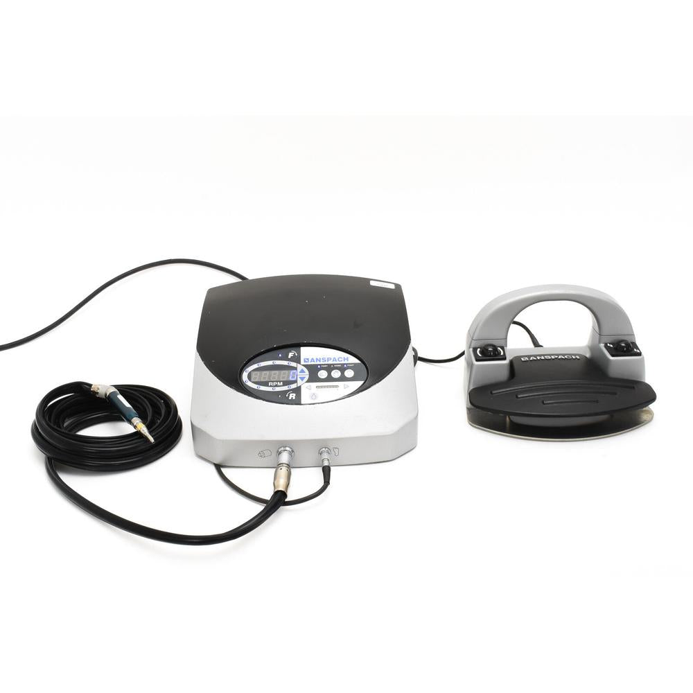 Anspach – eMax 2 Plus – neurosurgical drill system – with power console and footswitch