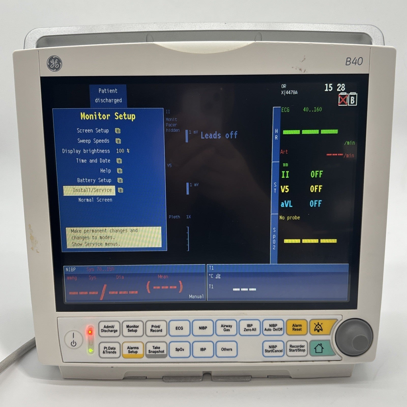GE B40 Patient Monitor — 30 Day Warranty!