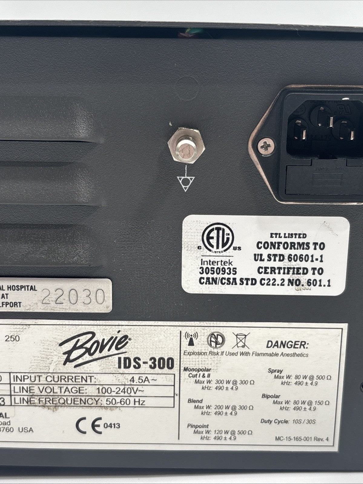 Bovie Medical IDS-300 Electrosurgical Unit (ESU) - 30 Day Warranty!
