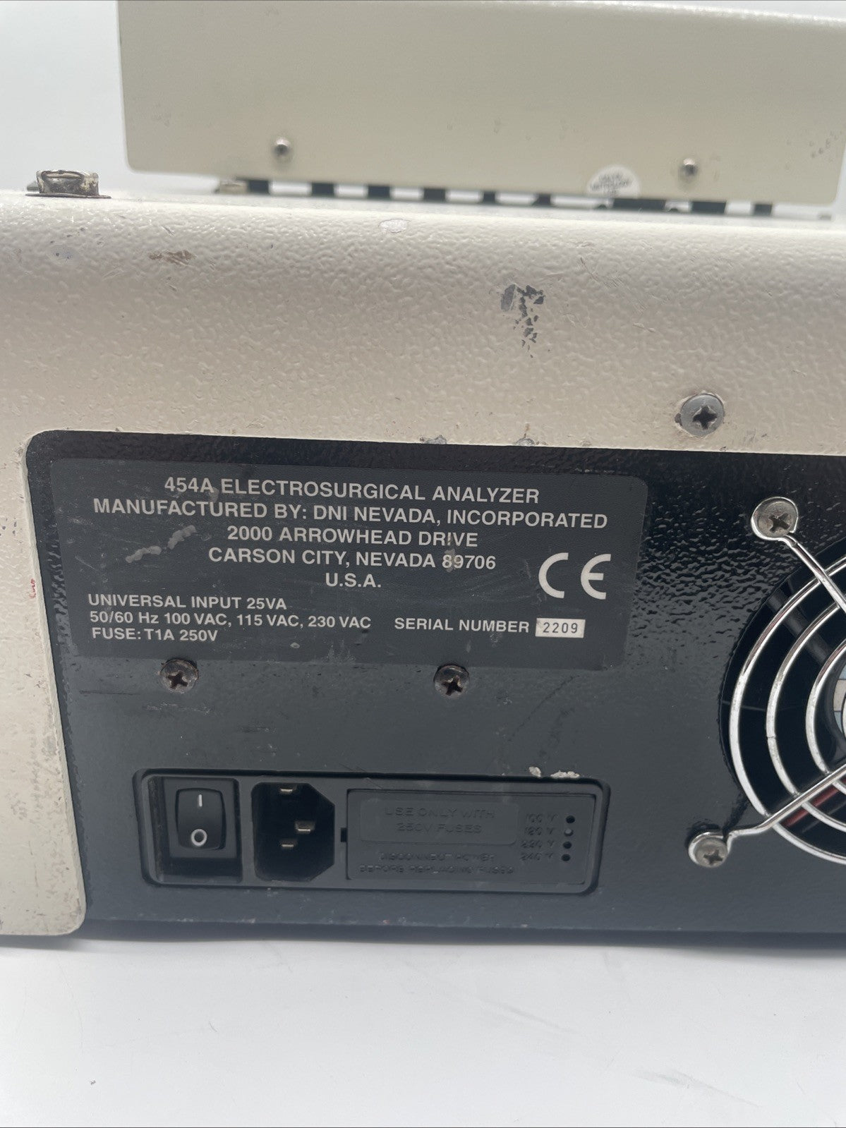 DNI Nevada Fluke Electrosurgical Analyzer With 454A Option Mod 30 Day Warranty!