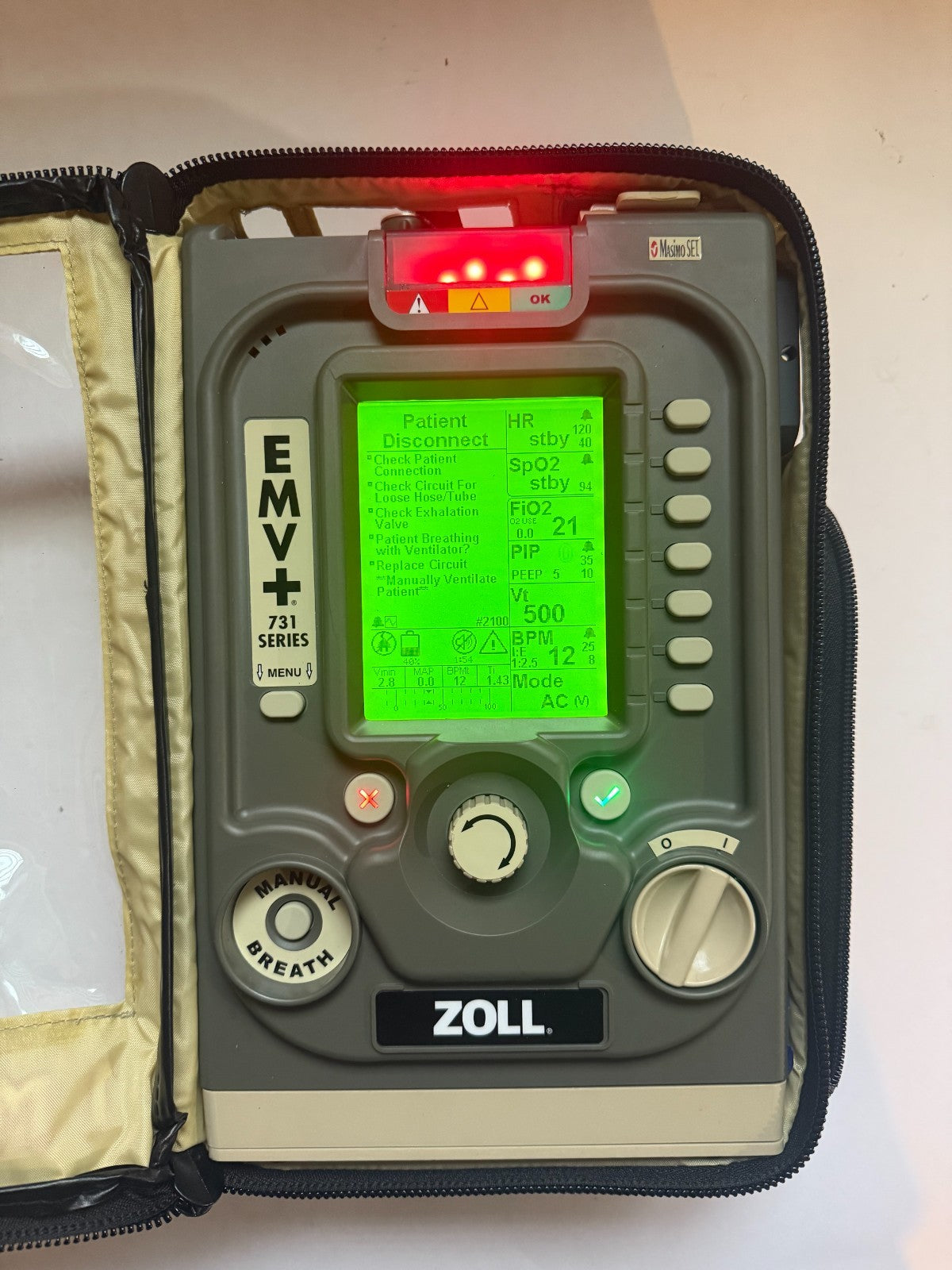 ZOLL EMV+ 731 Series W/ Masimo | 30 Day Warranty