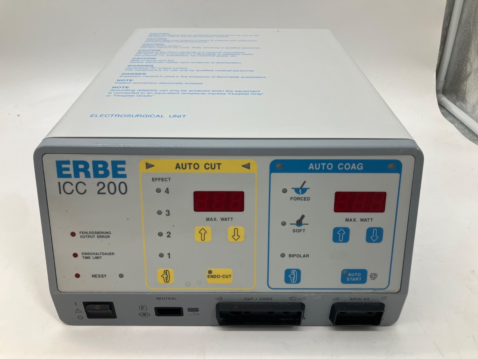 ERBE ICC 200 APC 300 with Foot Pedal and Cables 30 Day Warranty