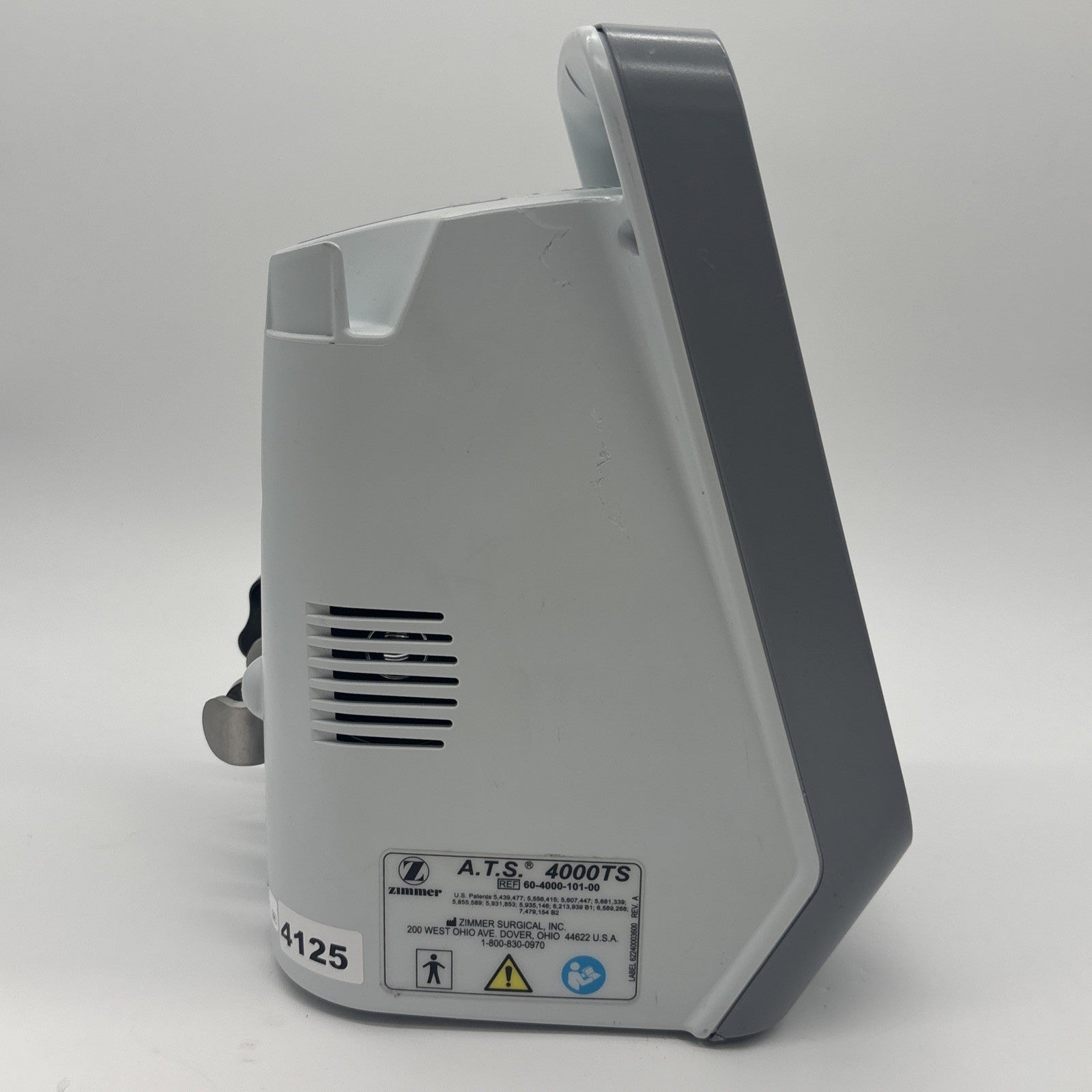 Zimmer A.T.S. 4000 TS Tourniquet (REF: 60-4000-101-00) — 30 Day Warranty!