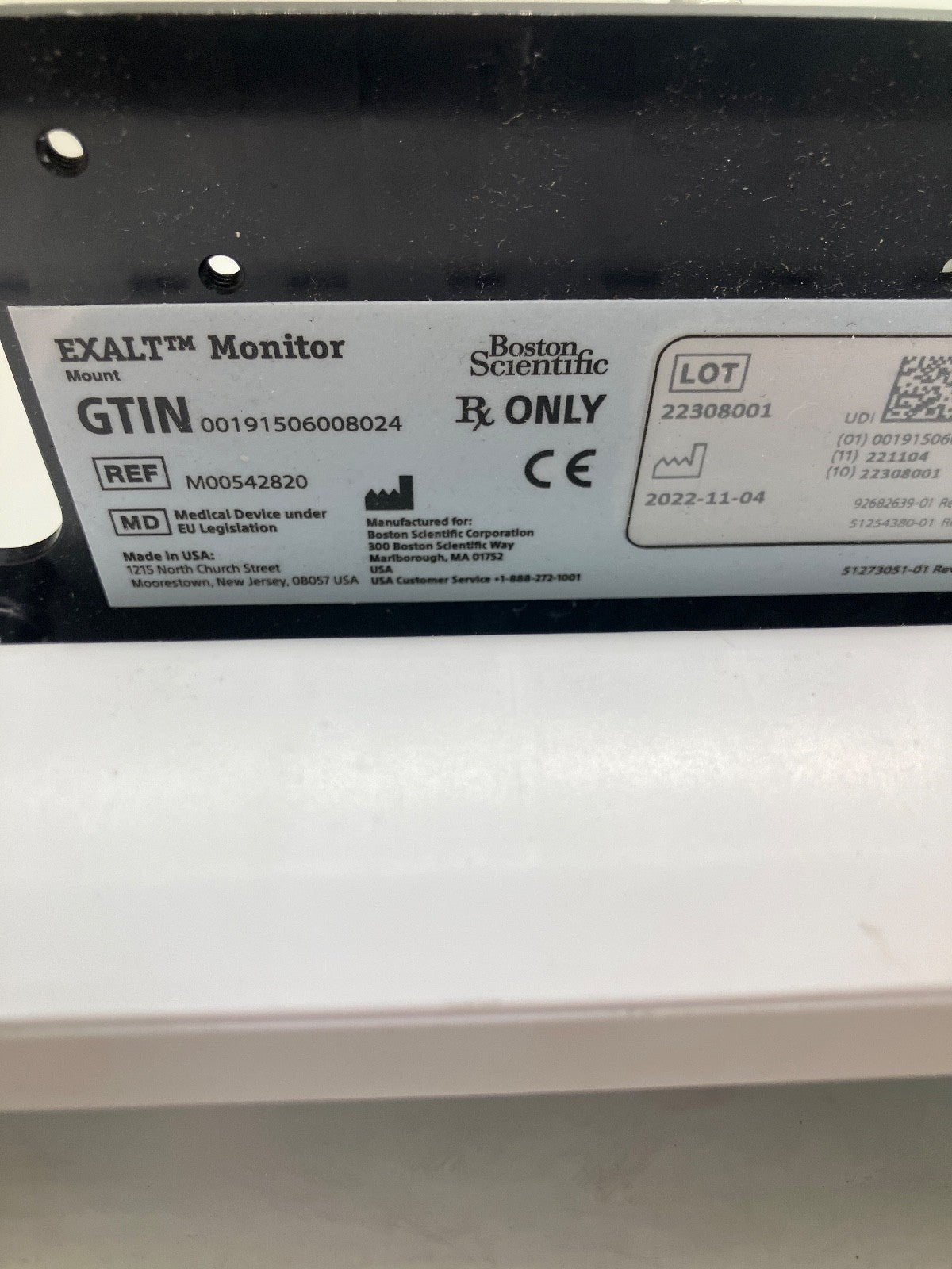 Boston Scientific EXALT Monitor System 2022 W Mount+Accessories 30 Day Warranty!