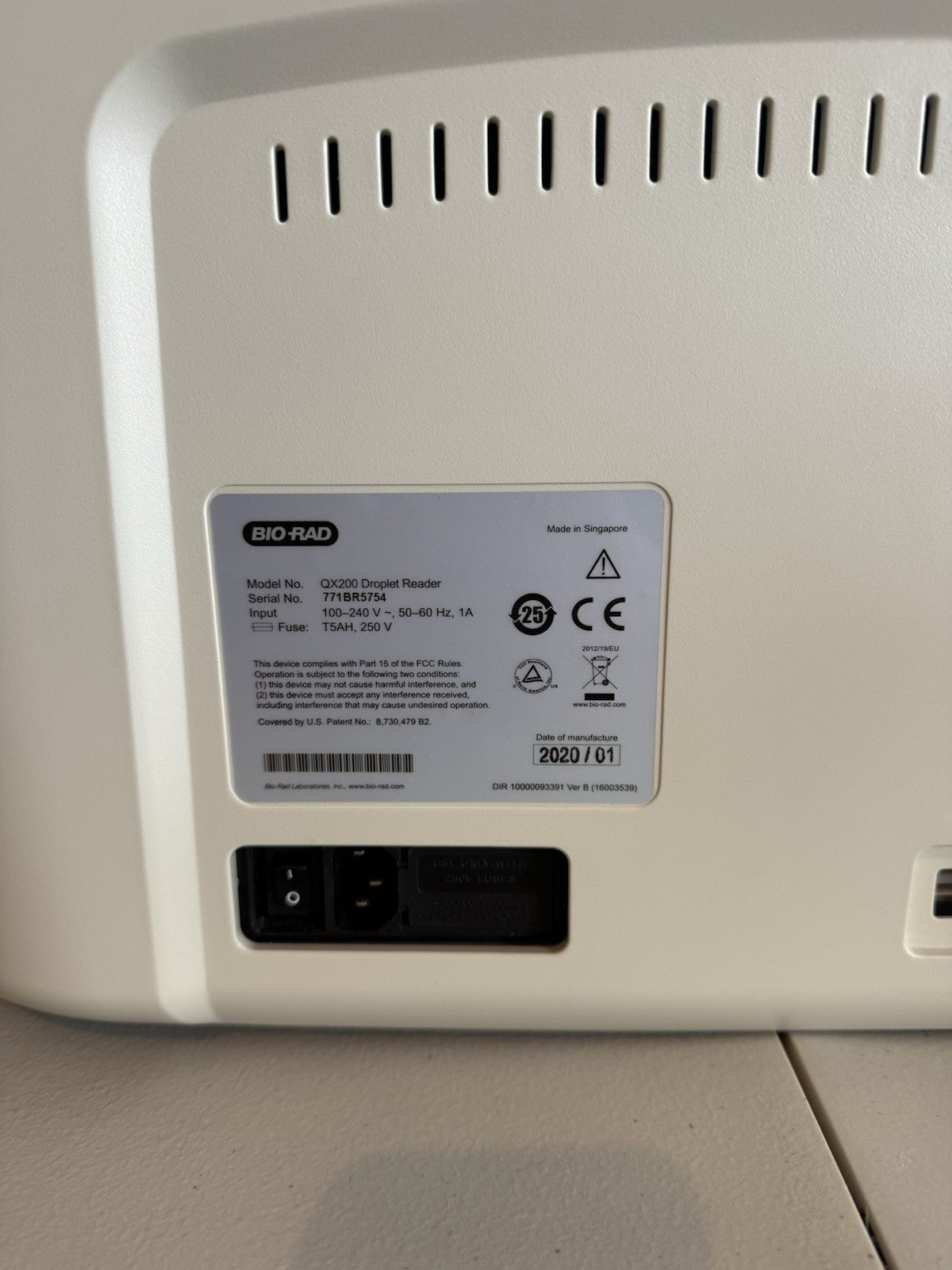Bio-Rad – droplet reader – QX200 – with 30-day warranty – free shipping