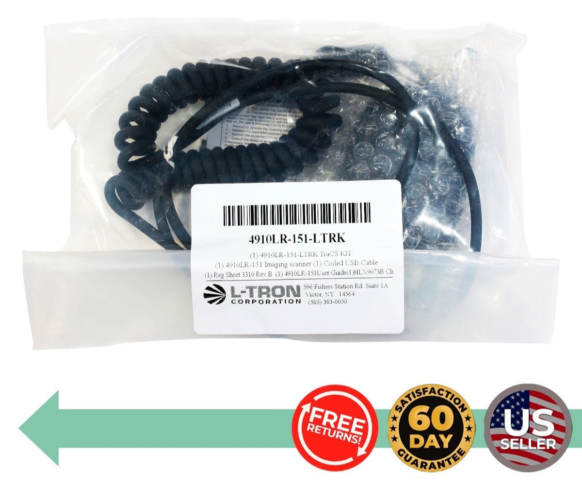 NEW Honeywell L-Tron  LTRON 4910LR-151-LTRK USB Area Imaging Scanner Kit