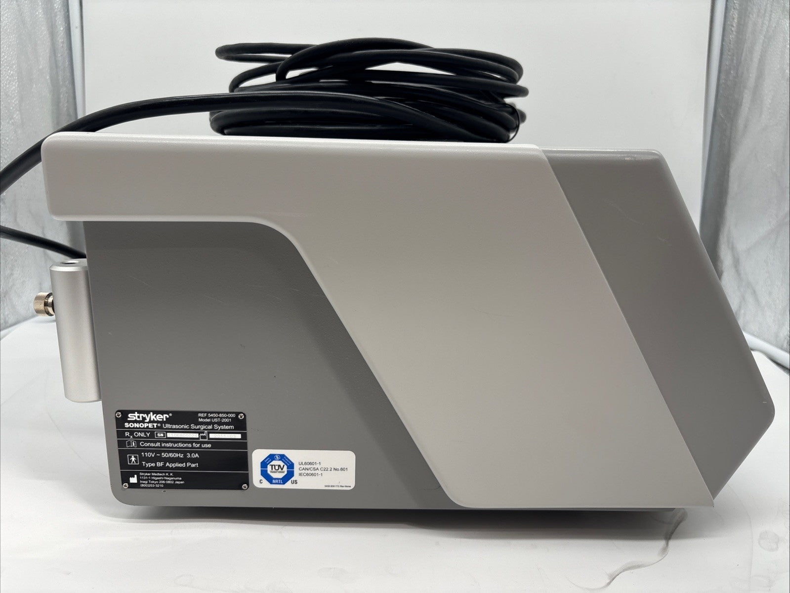 Tested: Stryker Sonopet Ultrasonic Surgical System W/ Handpiece + Footswitch