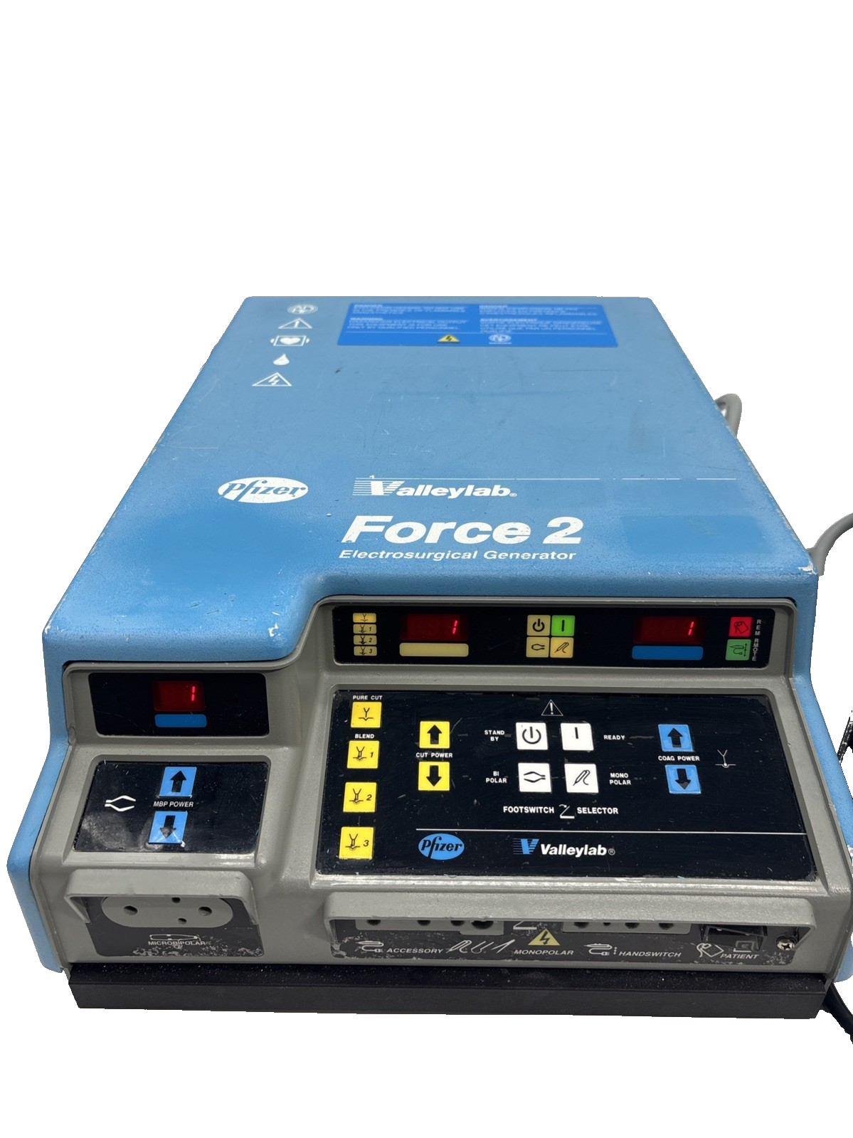 Pfizer Valleylab Force 2 (2PCH) ESU W Footpedal 30 Day Warranty!