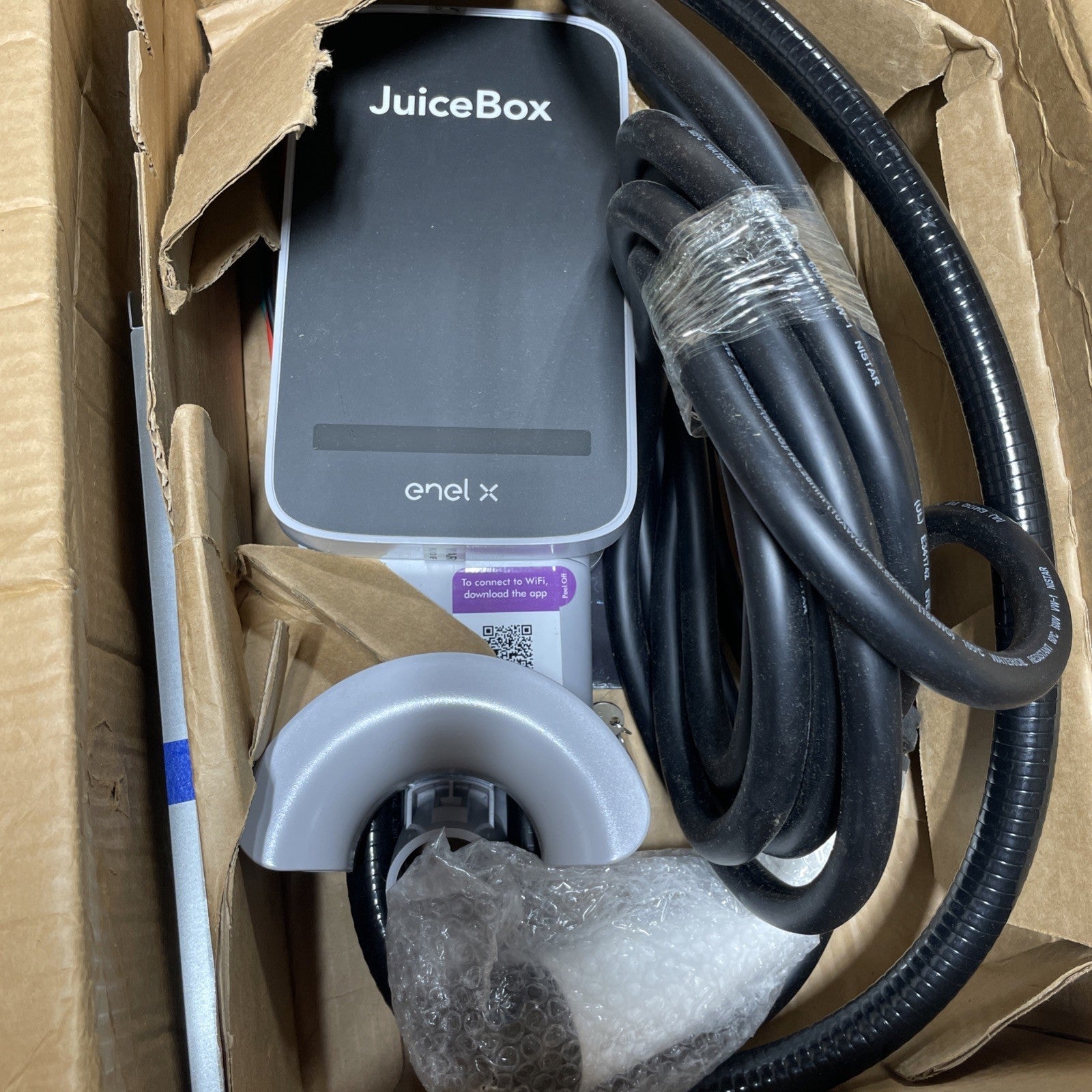 Open Box: Enel JuiceBox 40 Amp Ev Charger Customer Returned 30 Day Warranty!