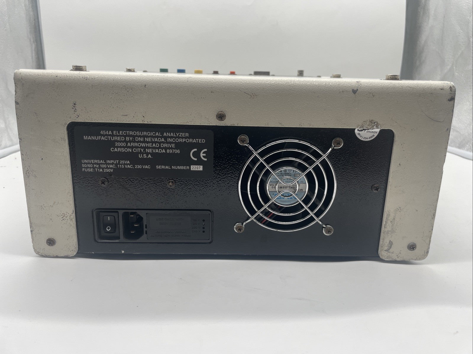 DNI Nevada Fluke 454A Electrosurgical Analyzer