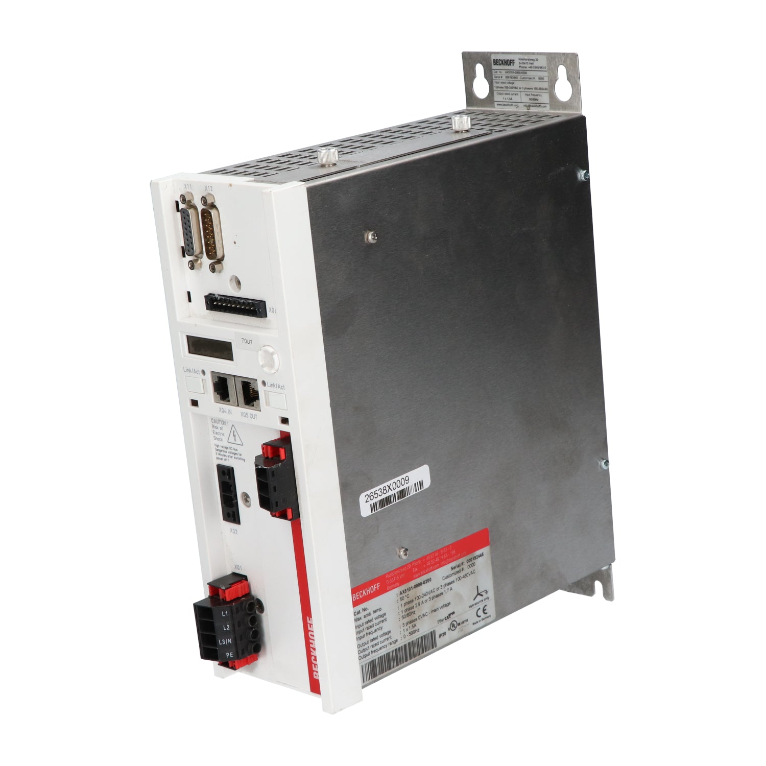 AX5101-0000-0200 | Beckhoff Digital Compact Servo Drive 1-Axis EtherCAT 1.5 A