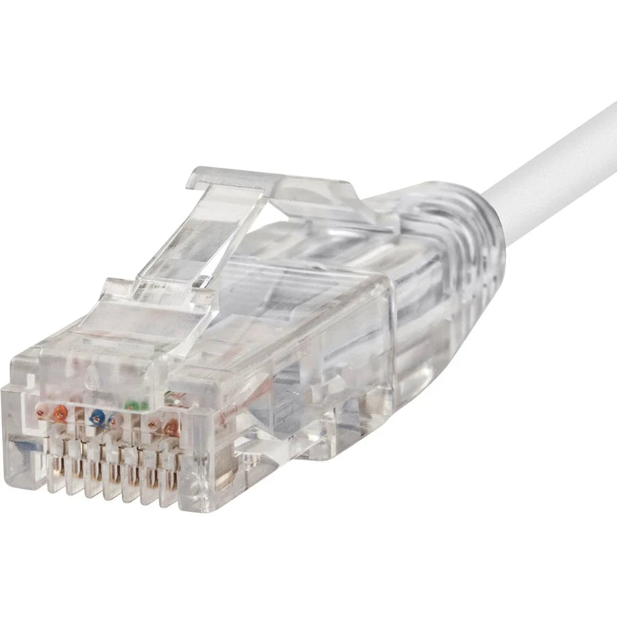 Monoprice SlimRun Cat6 28AWG UTP Ethernet Network Cable, 10ft White