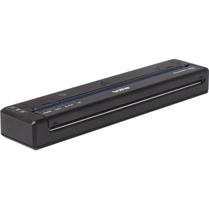 Brother PocketJet 8 PJ-883 Mobile Direct Thermal Printer - Monochrome - Portable - Label Print - USB - USB Host - Bluetooth - Wireless LAN - Near Field Communication (NFC) - Battery Included - With Cutter - Black
