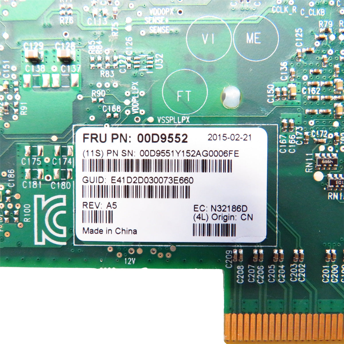 IBM 00D9552 Mellanox ConnectX-3 40GbE / FDR IB VPI Adapter Card (Refurbished)