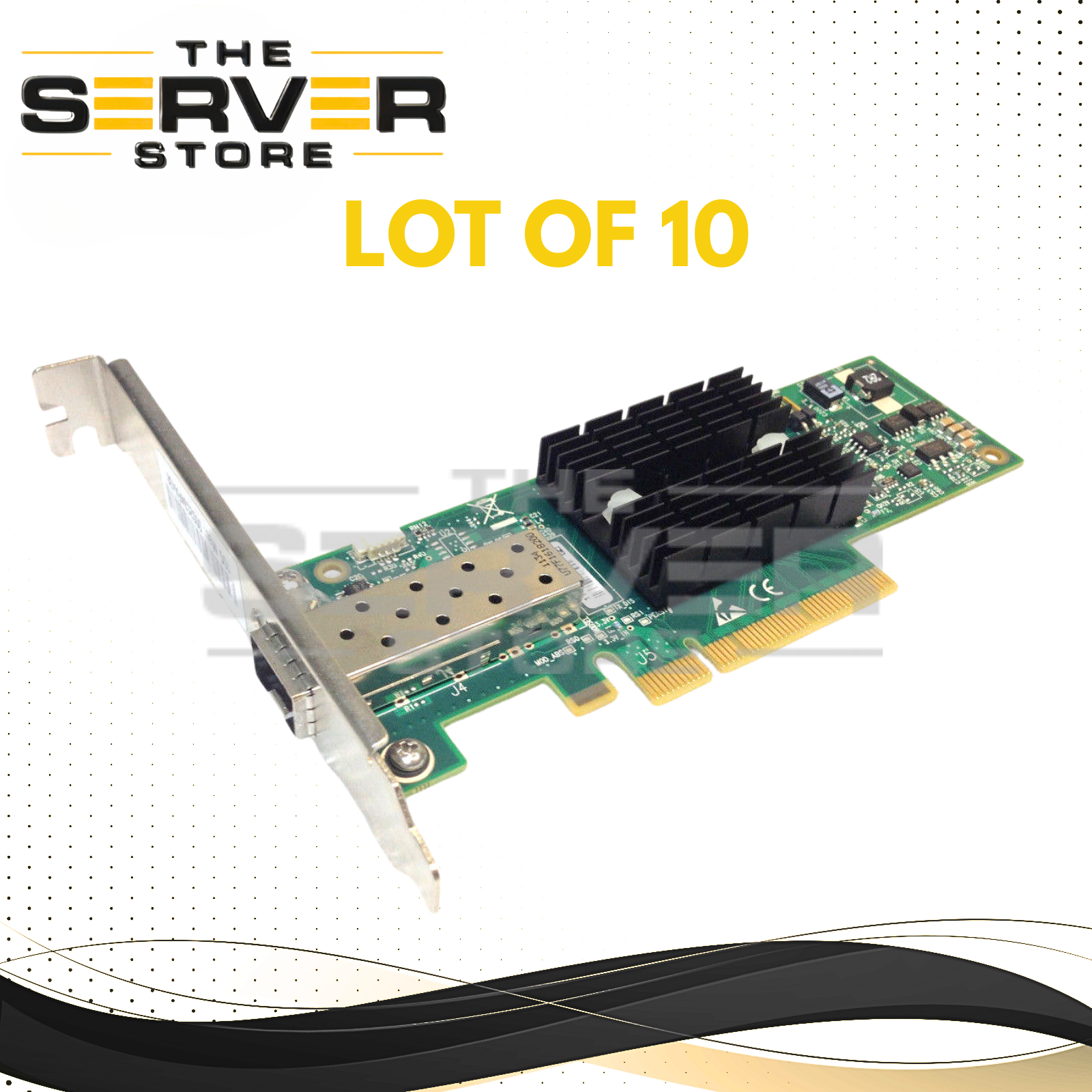(LOT OF 10) Mellanox ConnectX-2 PCIe 10G SFP+ Network Card MNPA19-XTR