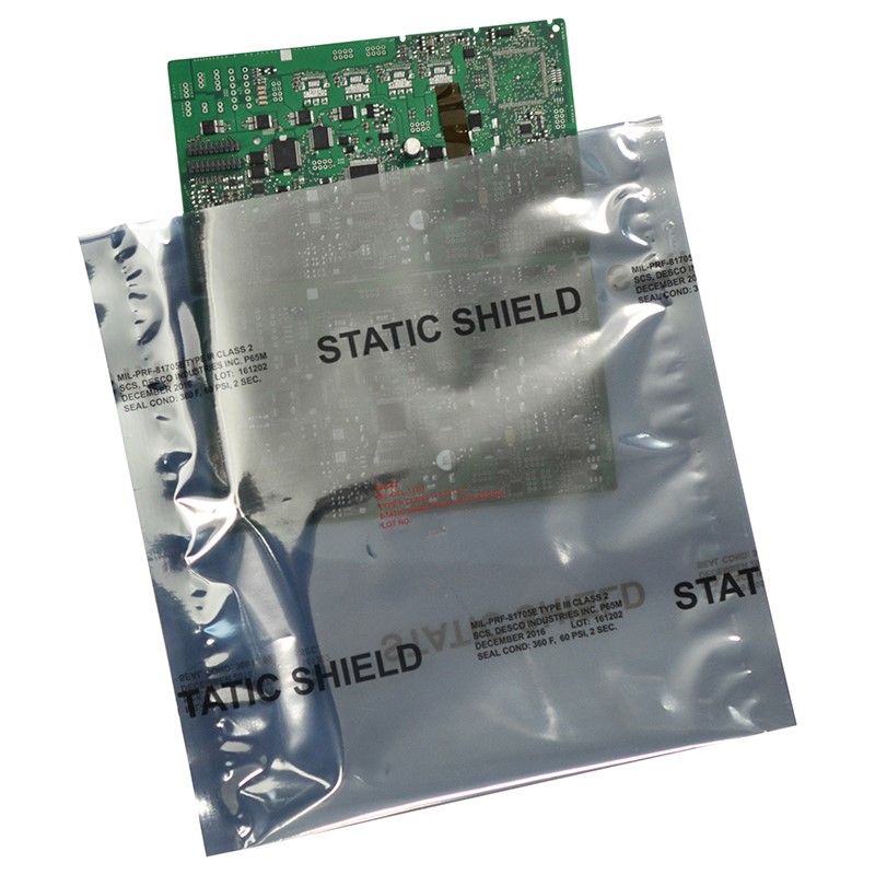 SCS 1001216 Metal-In Static Shielding Bag, 12"x16", 100/Pk