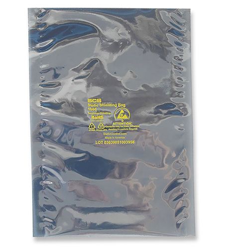 SCS 3001518 ZipTop Static Shielding Bag, 15"x18", 100/Pk