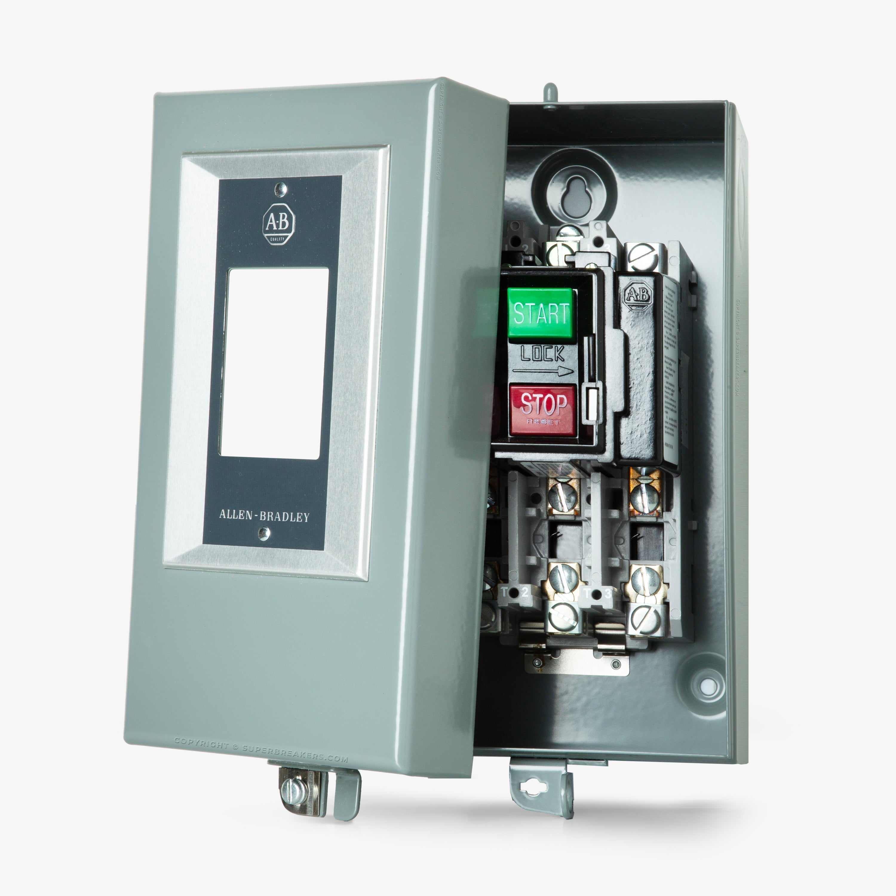 609-AAW | Allen-Bradley 3 Phase Manual Starting Switch Push Button