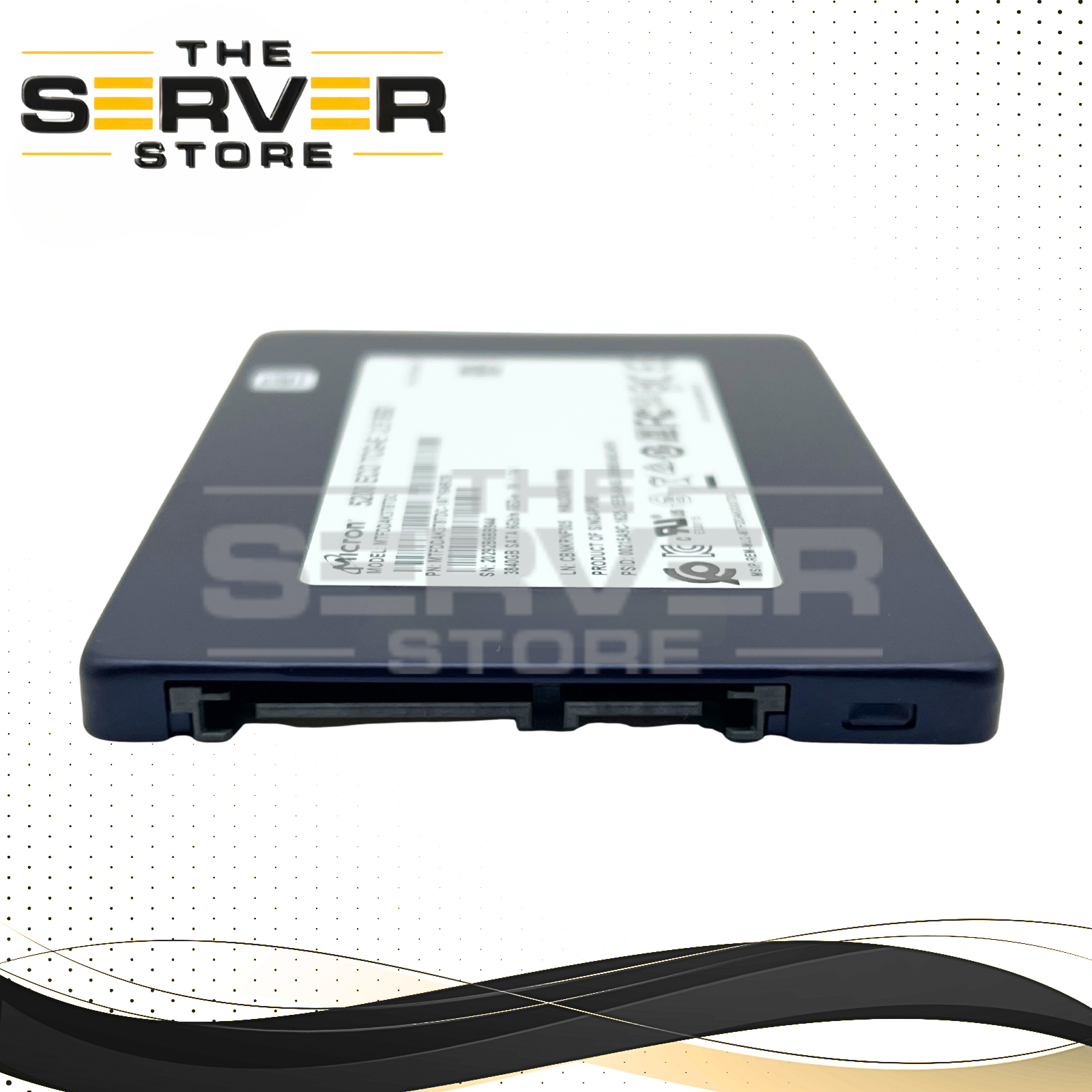 Micron 3.84TB SATA 6G RI 2.5" SED SSD 5200 ECO TCG-E Series MTFDDAK3T8TDC-1AT16ABCB