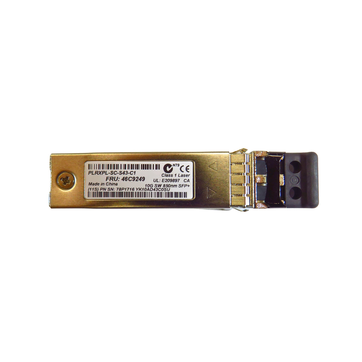 IBM 46C9249 10G SW 850nm SFP+ Optical Transceiver