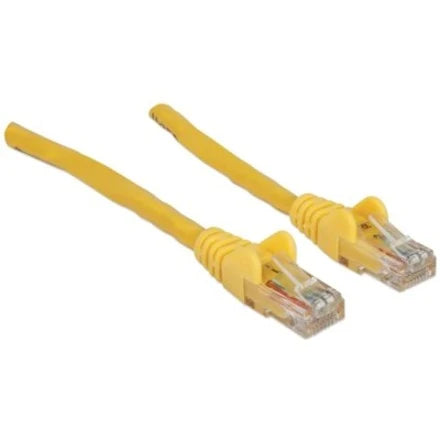 Network Patch Cable, Cat6, 1.5m, Yellow, CCA, U/UTP, PVC, RJ45, Gold Plated Contacts, Snagless, Booted, Lifetime Warranty