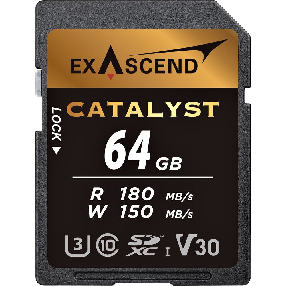 Exascend 64/128GB Catalyst UHS-I SDXC Memory Card