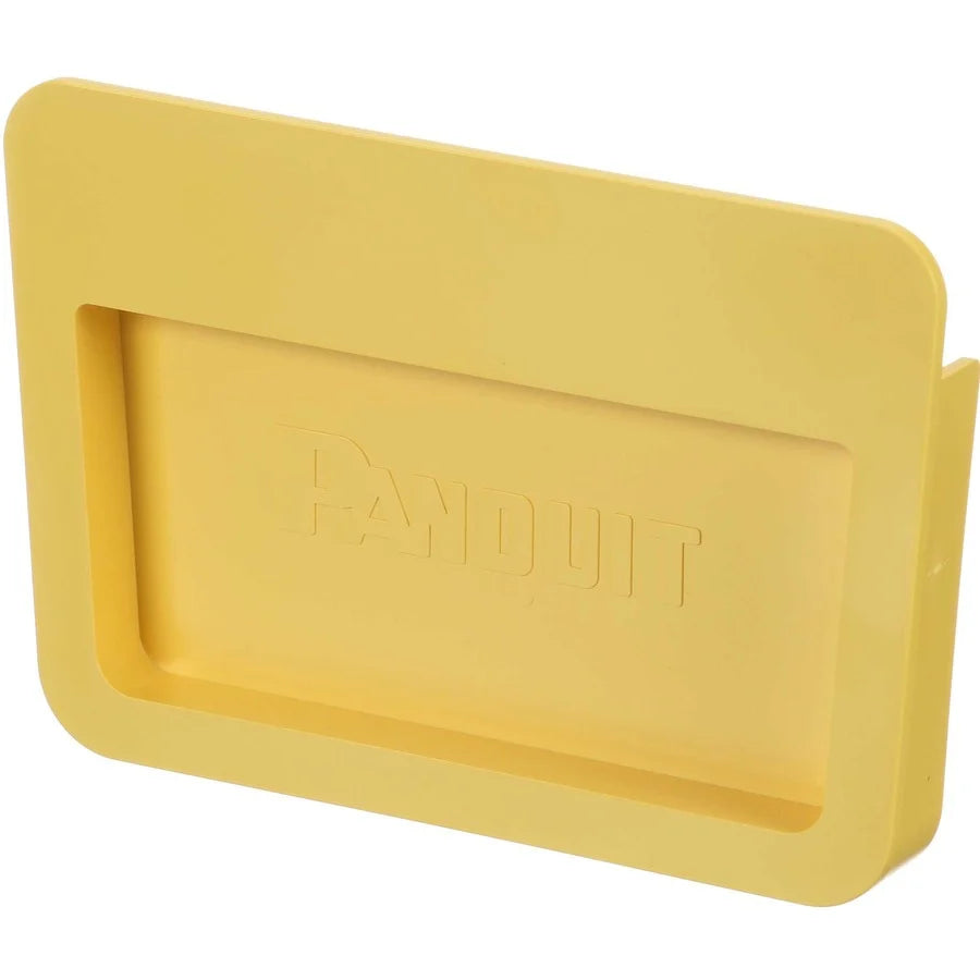 Panduit FiberRunner&reg; End Cap, 6x4, Yellow