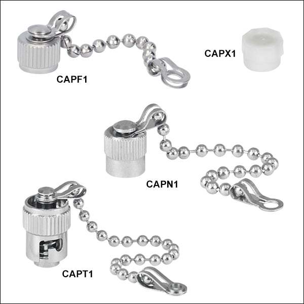 TH-CAPT1 - Metal Cap for ST Bulkheads and Mating Sleeves