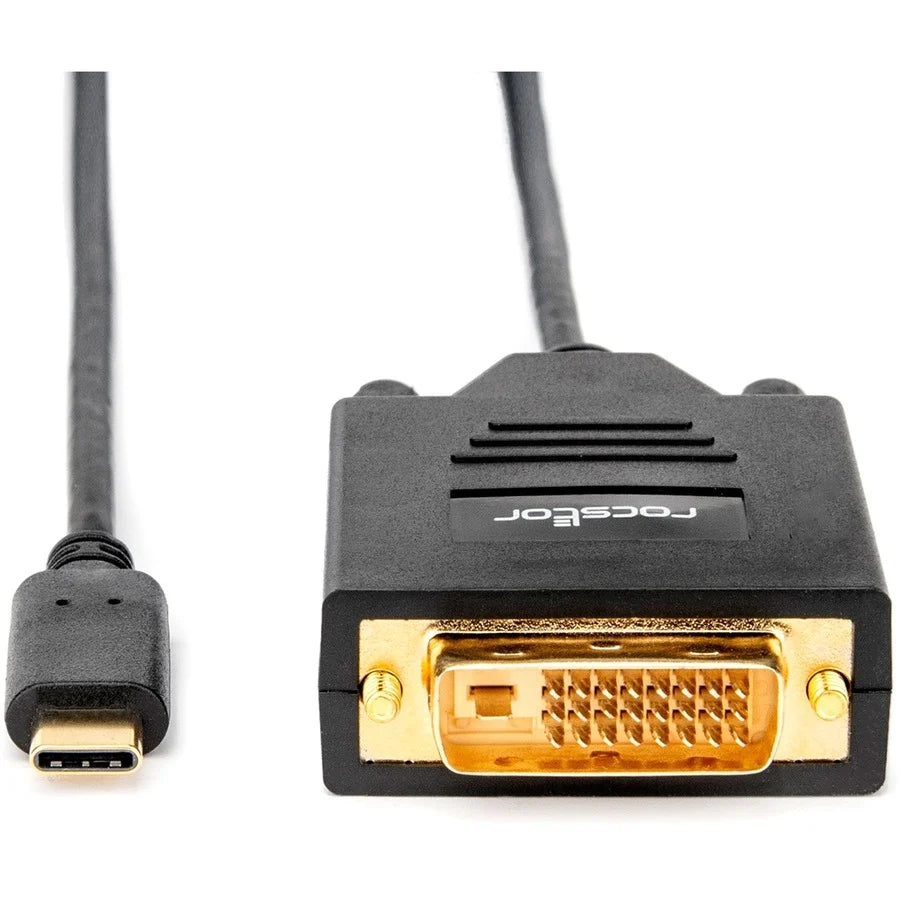 Rocstor Premium USB-C to DVI Cable - 6 ft / 2m
