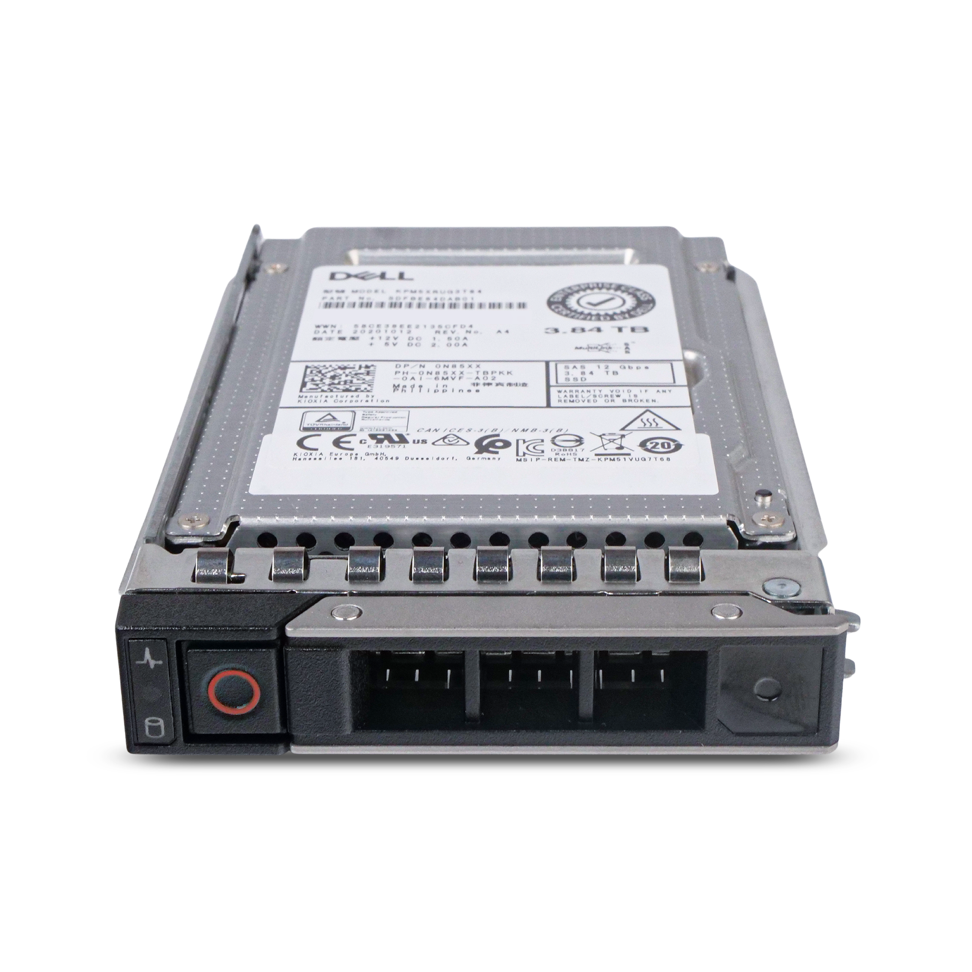 Dell G14 YW17N 3.84TB 1 DWPD SAS 12Gb/s Read Intensive 3D TLC 2.5in Refurbished SSD