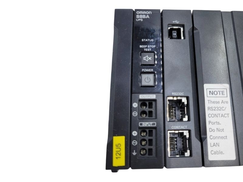 Omron S8BA-24D24D240LF DC UPS 24V 240W 10A DIN Rail Lithium Battery Backup Power Supply