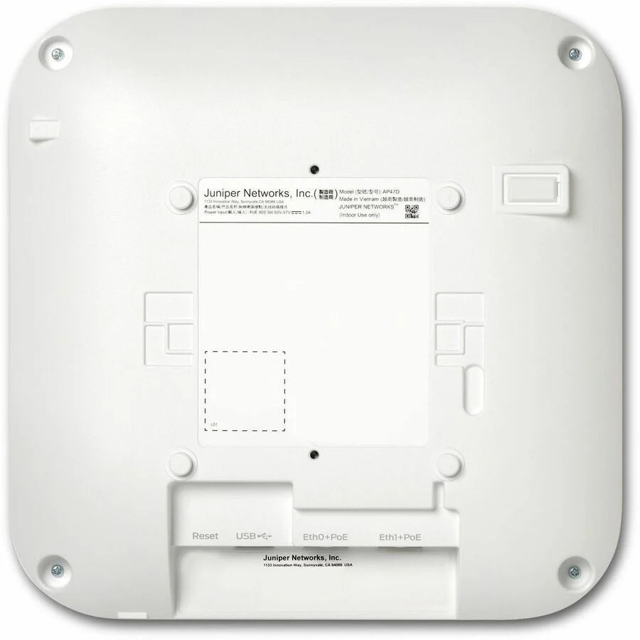Mist AP47D Tri Band Wi-Fi 7 IEEE 802.11 a/b/g/n/ac/ax/be 28.80 Gbit/s Wireless Access Point - Indoor