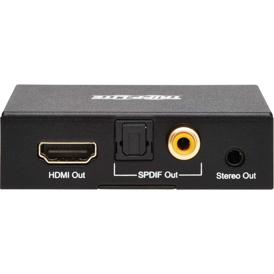 Eaton Tripp Lite Series 4K HDMI Audio De-Embedder/Extractor with TOSLINK, RCA and 3.5 mm Stereo Output, 5.1 Channel, HDCP 2.2, 4K 60 Hz