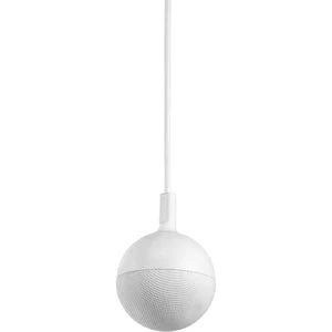 Vaddio EasyIP CeilingMIC D Microphone - For Conference Rooms - White