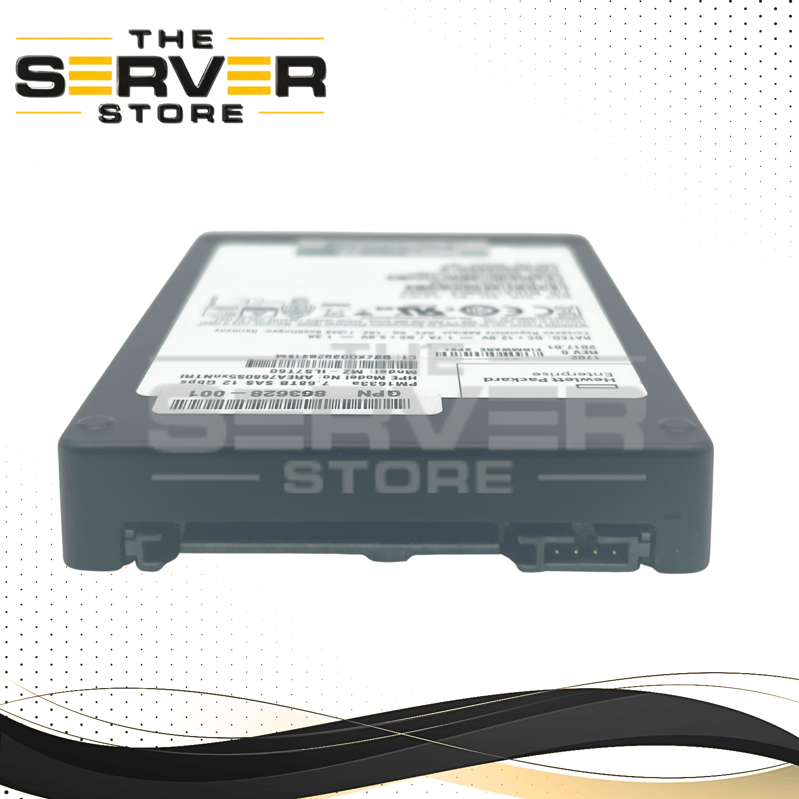 HPE 7.68TB SAS 12G SFF 2.5" SSD Samsung PM1633a Series MZ-ILS7T60 850333-001