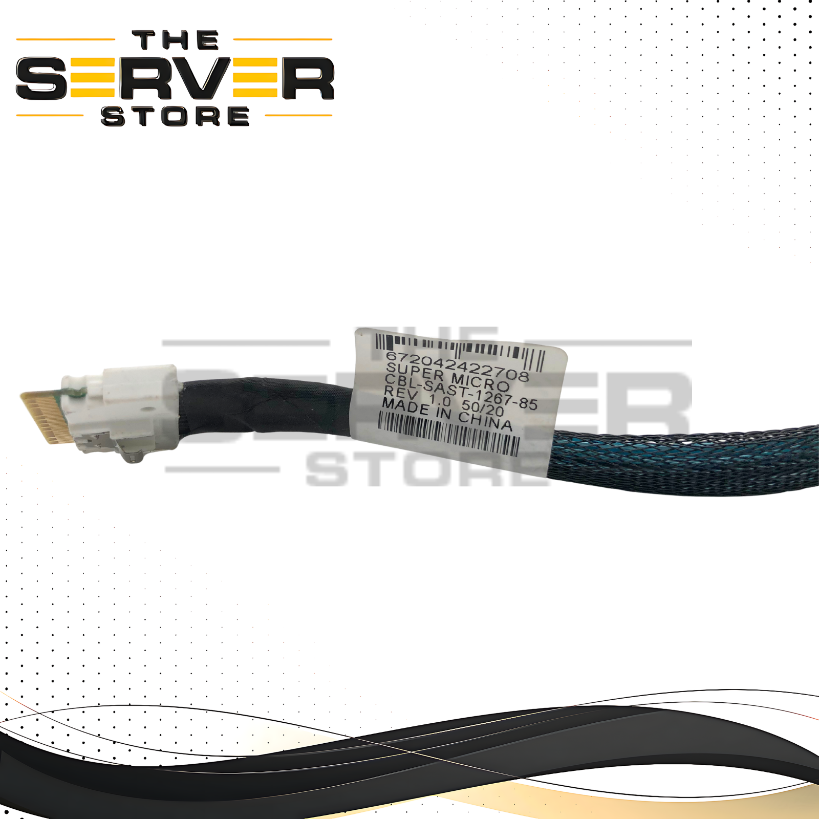 Supermicro Amphenol AS-4124GS Internal PCIe Data Cable 85cm CBL-SAST-1267-85