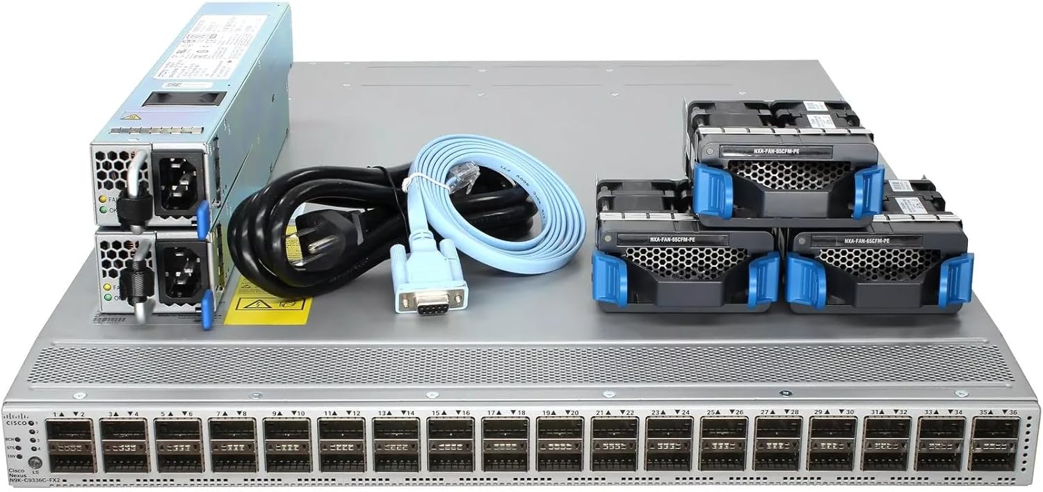 Cisco N9K-C9336C-FX2 Nexus 9300 32-Port 100G Data Center Switch
