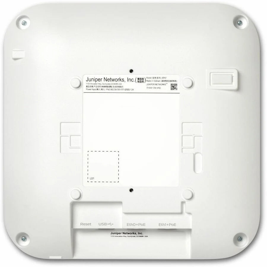 Mist AP47E Tri Band Wi-Fi 7 IEEE 802.11 a/b/g/n/ac/ax/be 28.80 Gbit/s Wireless Access Point - Indoor
